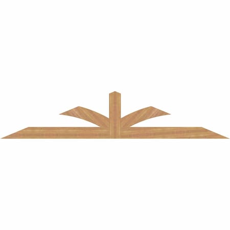 Ekena Millwork Richland Timber Gable Bracket, Western Red Cedar, 108"W x 22"H x 1 1/2"D x 5 1/2"F, 5/12 Pitch GBW108X22X0206RIC00SWR